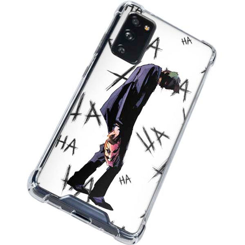 DC Comics The Joker HAHAHA Walking Galaxy S20 FE Clear Case